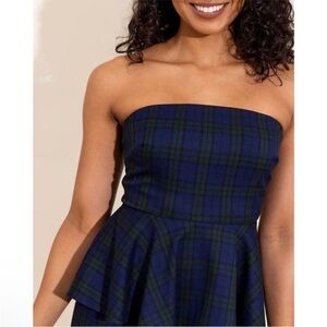 New Alden Adair Melissa Tartan Top size Small